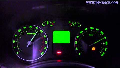 0-220km/h Skoda Octavia II 1.9TDI 105PS to 193PS @ 425Nm - DIESELPOWER dyno tuning: www.dp-race.com