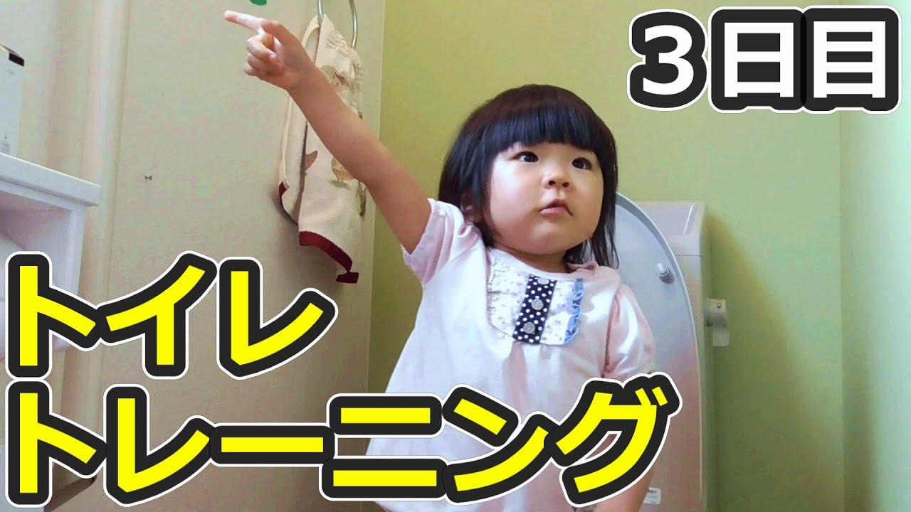 トイレトレーニング完全密着 3日目 Youtube