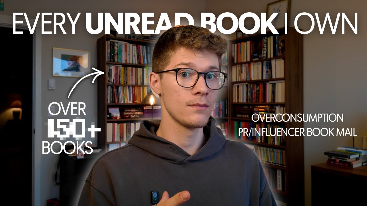exposing my ENTIRE physical tbr 📚 overconsumption, book buying bans, book mail