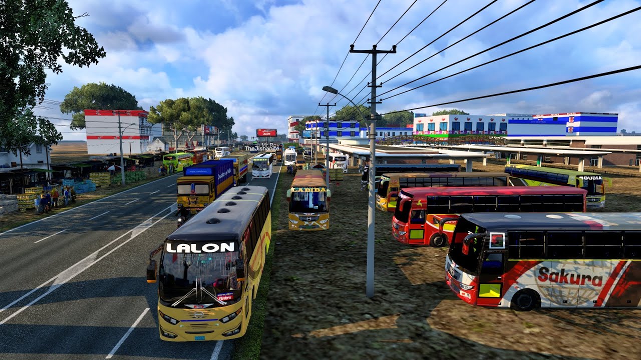 Barisal to Bhanga - Map of Bangladesh Mod (MBD Version 8) - Euro Truck Simulator 2