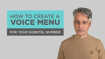 How to create a voice menu