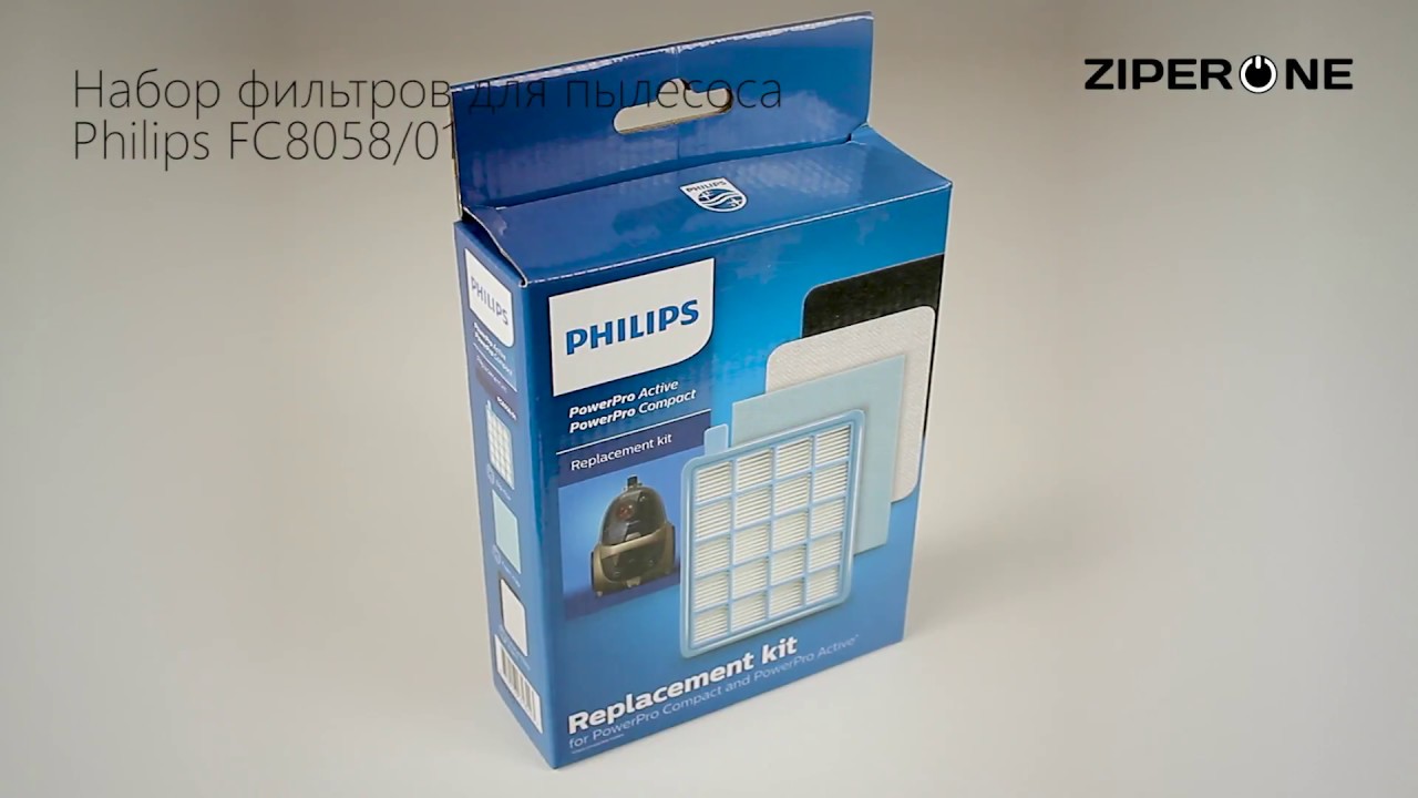 PHILIPS FC8058/01 Filter Replacement Kit for PowerPro Compact and Active 