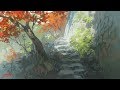 30分で「紅葉の山道」メイキング （4倍速）