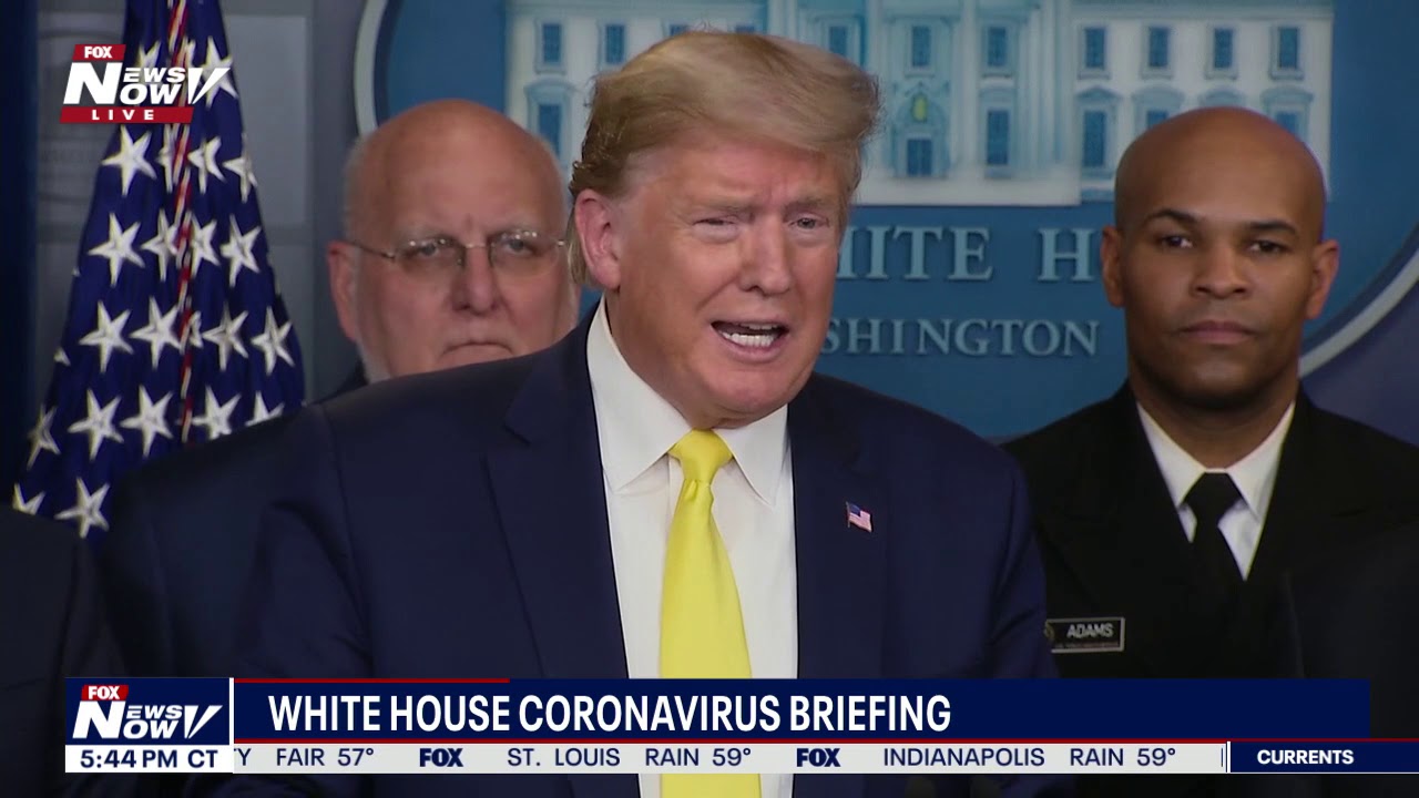 CORONAVIRUS TASK FORCE LATEST: White House briefing with Pres. Trump, VP Pence