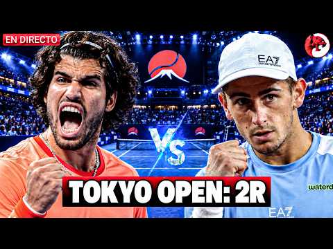 Video ALCARAZ vs ARNALDI (2R Tokyo Open) ¡EN VIVO! | Análisis y comentarios ?