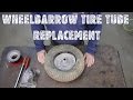 Wheelbarrow Tire Tube Replacement