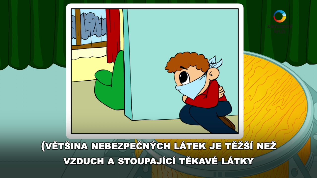 Varování při havárii.