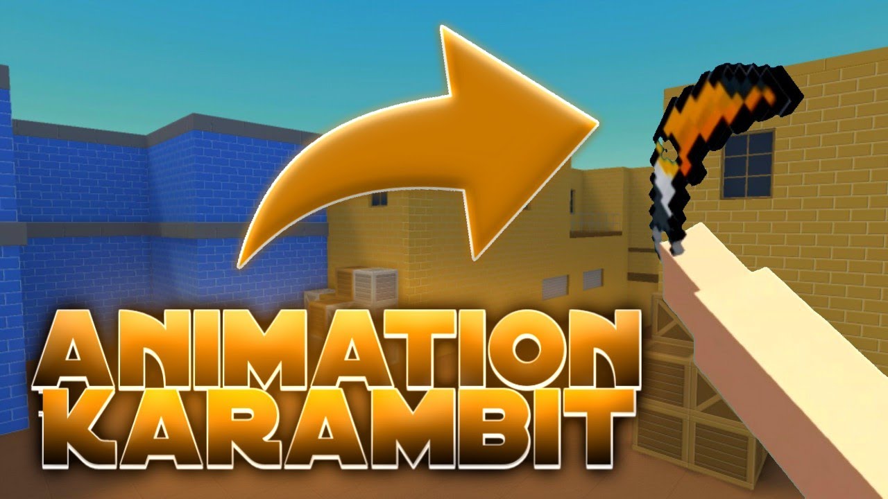 Animação na Karambit do Block Strike igual CS GO - YouTube