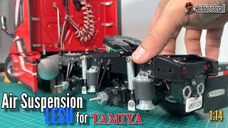 1/14 TAMIYA RC Truck Air Suspension LESU | SCANIA R620 MAN MERCEDES Actros Cascadia All Trucks 4K