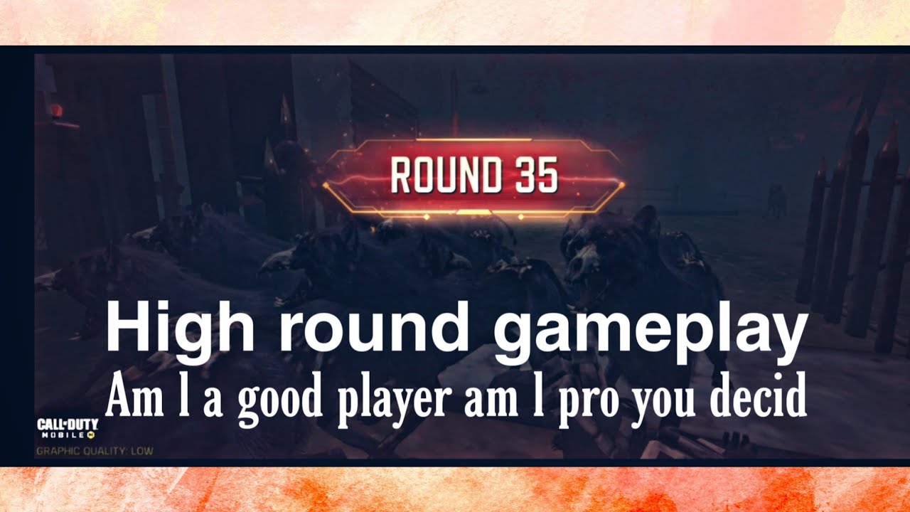 Cod mobile zombies high round gameplay