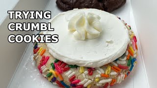 Trying THIS WEEK’S Crumbl Cookies! *Confetti Milkshake*