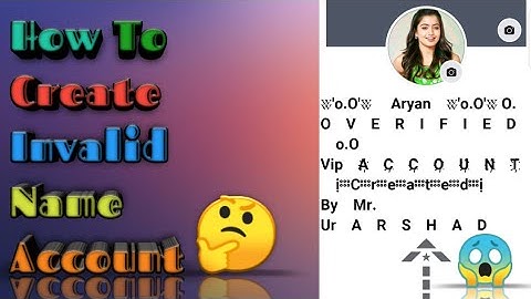 How To Create Invalid Name Facebook Account | Best Trick