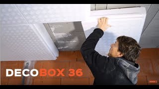Dalle décorative et isolante pour les sous-faces de planchers | DécoBox 36  - ISOBOX ISOLATION
