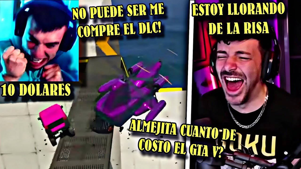 NEXXUZ NO PARA DE REÍR AL DESCUBRIR QUE ALMEJITA SE COMPRÓ EL DLC Y NO EL JUEGO DE GTA 5 😂😂 (ÉPICO)