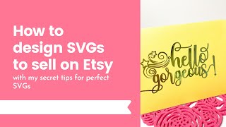 How to make SVG files to sell - Passive income for crafters with a full-time job