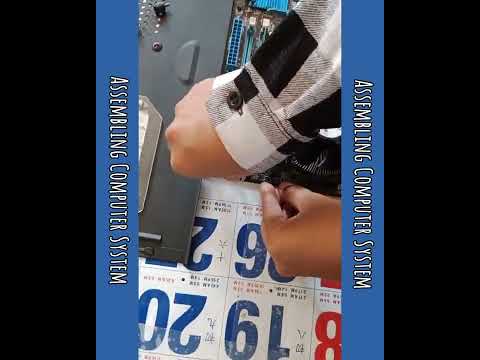 Disassembling and assembling computer system