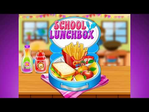 JOGO SCHOOL LUNCH MAKER FOOD COOKING GAMES  JOGO DE FAZER LANCHES PARA  ESCOLA 