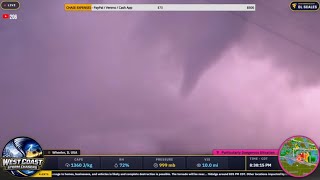 🔴 TORNADO OUTBREAK THREAT - ILLINOIS &amp; INDIANA - LIVE STORM CHASER