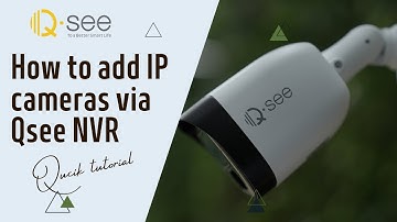 How To Add Onvif Protocol IP Cameras Via Qsee NVR