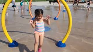 Splash Pad in Woodstock ON the very 1st day!!!