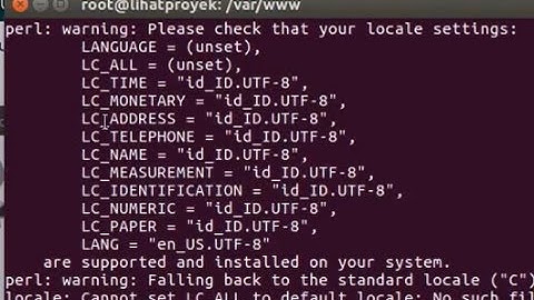 Ubuntu 14.04 - perl: warning: Please check that your locale settings: LANGUAGE = (unset)