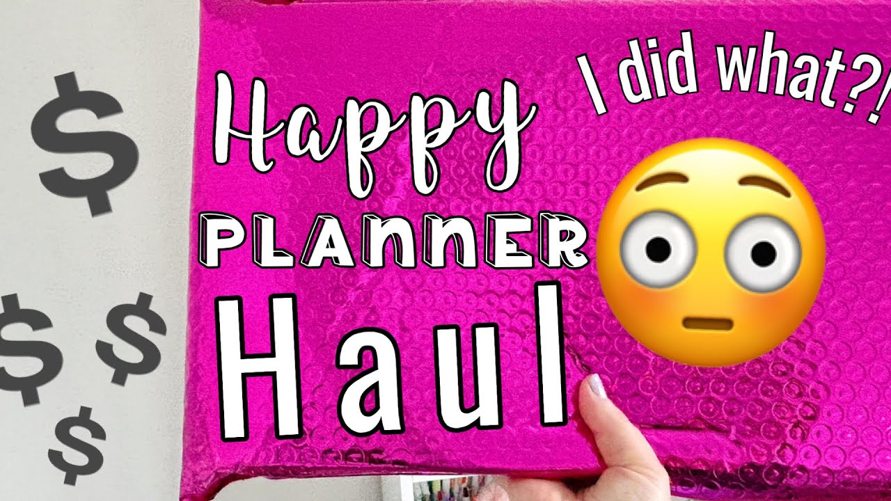 HAPPY PLANNER ONLINE HAUL | SPRING RELEASE 2025 | HAPPY PLANNER BUNDLE REVIEW UNBOXING