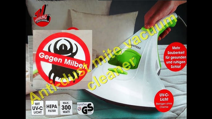 - G5, UNBOXING SilverCrest Mites Cleaner 6W, Anti YouTube UV-C) Dust Vacuum SMS (Lidl 300W Handheld 300 A1