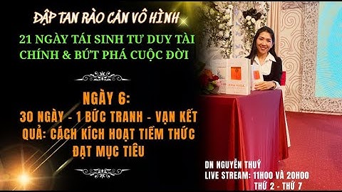 21N - N6 (P2): 30 Ngày – 1 Bức Tranh – Vạn Kết Quả: Cách Kích Hoạt Tiềm Thức Đạt Mục Tiêu