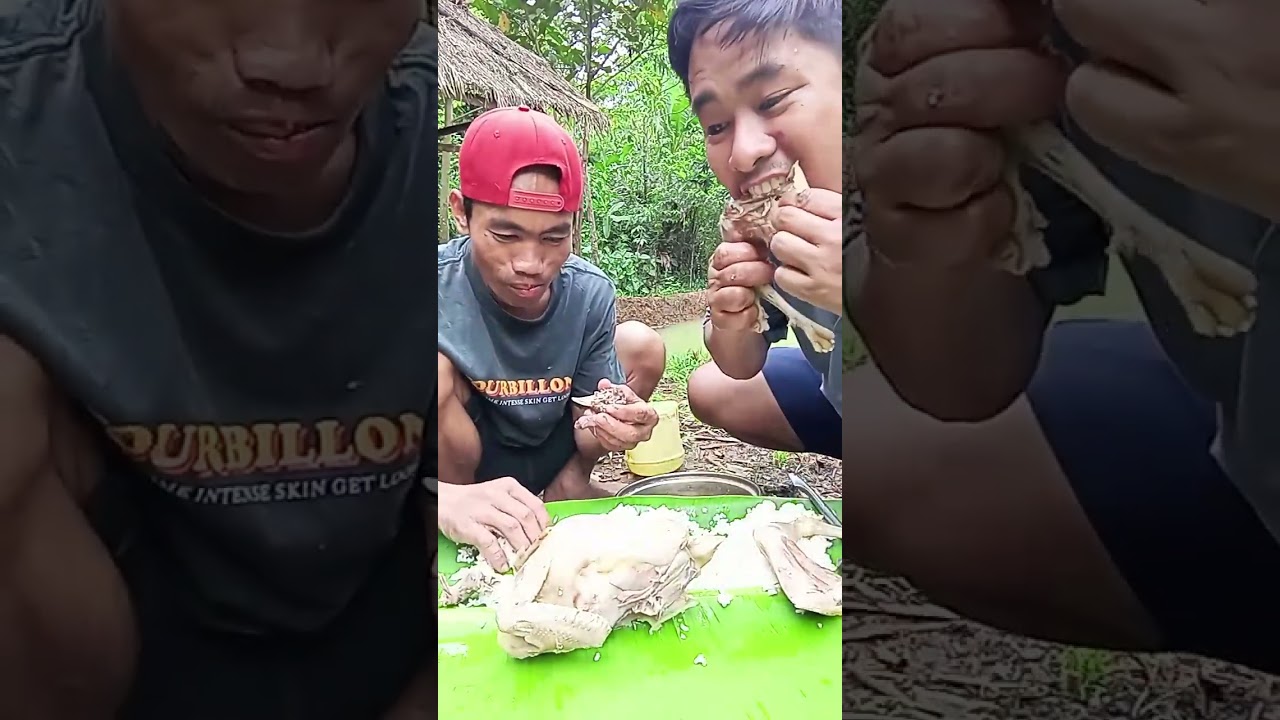 Habhab na tinibuok tinolang bisaya na manok