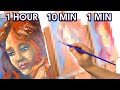 OIL PAINTING - in 1 HOUR | 10 MINS | 1 MIN