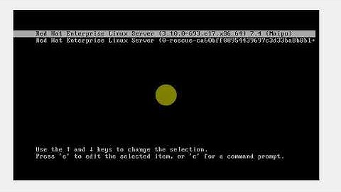 Reset lost root password in Linux (RHEL 7)