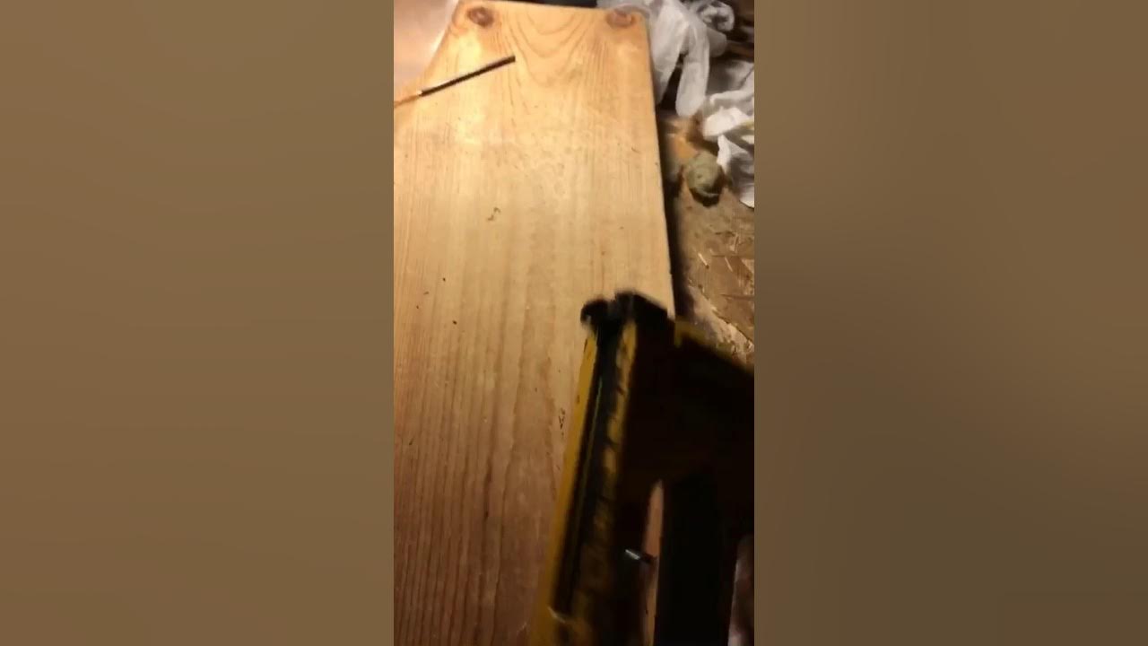 Fixing A Stuck Staple DeWalt Handheld Stapler YouTube