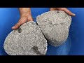 Asmr - Gritty soft Sand cement crumbling in water 💦#oddlysatisfying