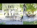 DIY Pea Gravel Patio Tour