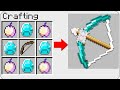 HOW TO CRAFT a DIAMOND BOW of GOD in Minecraft! SECRET RECIPE OVERPOWERED / NOOB vs PRO Animation