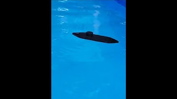 Scratchbuilt USS Monitor, RC Model. Out for a little swim