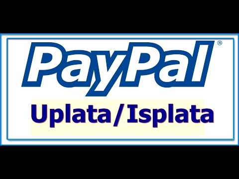 PayPal uplata i isplata