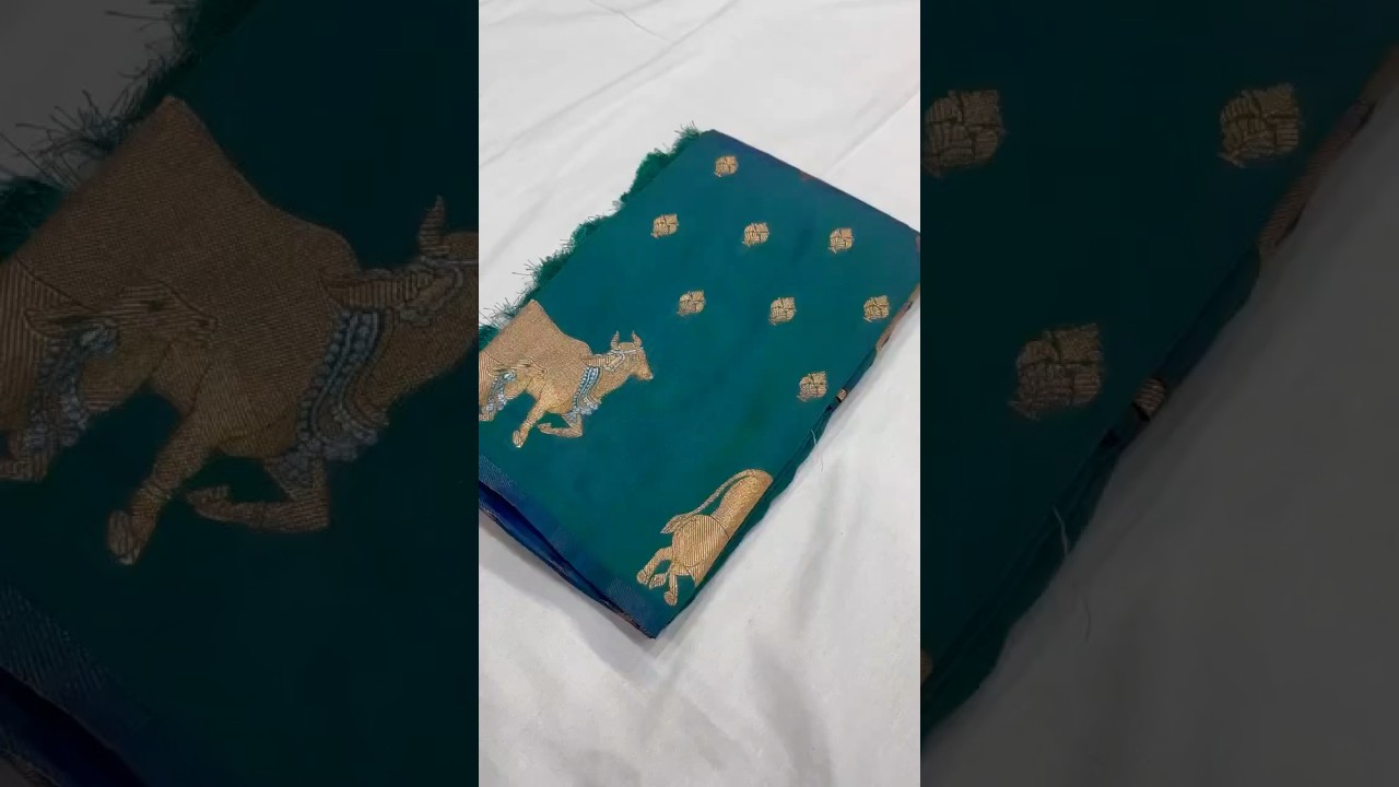 Moonga Silk Nandi Border Banarasi Saree