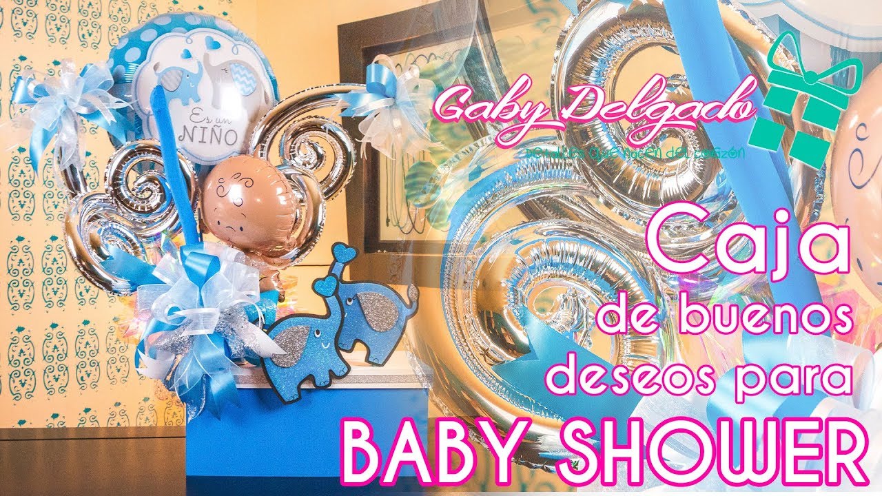 Caja de buenos deseos para Baby Shower - YouTube