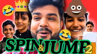 SPIN & JUMP 2.0 🤣|| VLOG-25 || Winner Got Pizza Burger😃😋 screenshot 3