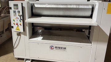 Embossing machine for Plywood and MDF ，TENGLONG machinery 1300mm width single side.