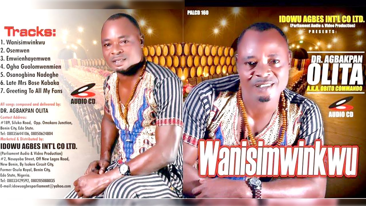 DR AGBAKPAN OLITA   WANISIMWINUKHU BENIN MUSIC ALBUM Agbakpan Olita Music