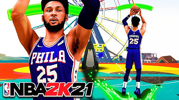 99 OVR BEN SIMMONS POST PLAYMAKER BUILD GREENS with 1 SHOOTING BADGE...