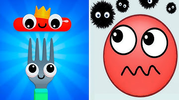 Fork N Sausage Vs Hide Ball All Level Gameplay Walkthrough Android IOS