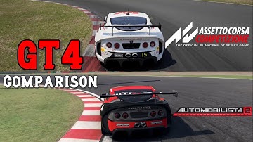 Assetto Corsa Competizione vs Automobilista 2 - Ginetta GT4