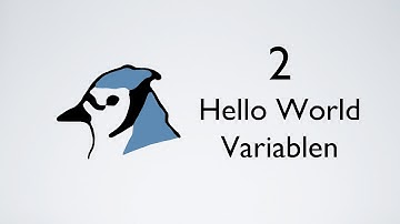 Einführung in Java mit BlueJ - Kapitel 2: Hello World und was sind Variablen?
