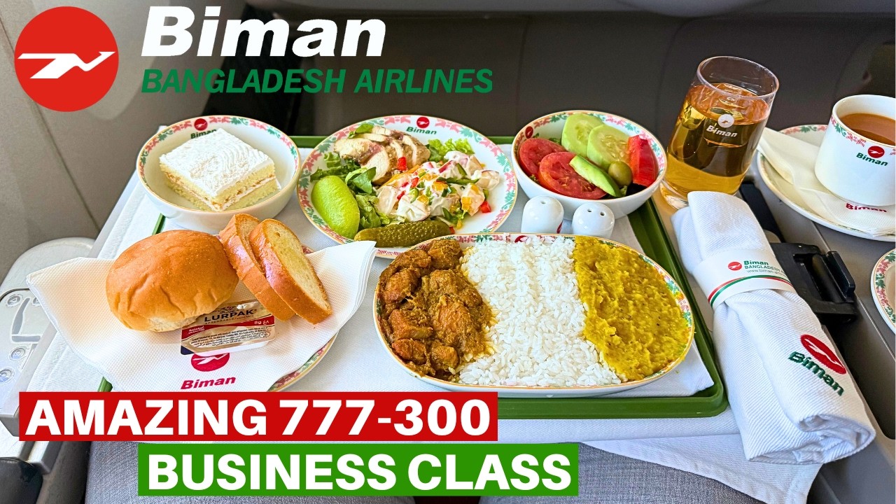 BIMAN BANGLADESH Boeing 777-300ER (Business) | Dhaka - Kuala Lumpur |  Flight Review