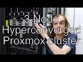 3 node hyperconverged proxmox cluster failure testing ceph performance 10gb mesh network