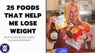 TOP 25 FOOD ITEMS THAT HELP ME LOSE WEIGHT ON WW | MY FAVS | WW POINTS & CALORIES | WEIGHT WATCHERS screenshot 1