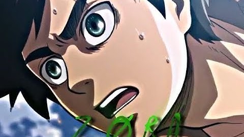 Eren Jaeger edit [AMV] Project file After Effects